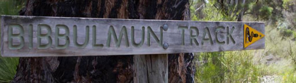 Bibbulmun Track Walk Trail SIgn Western Australia