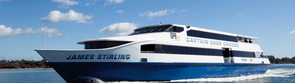 Captain Cruise Ferry On The Swan River Perth