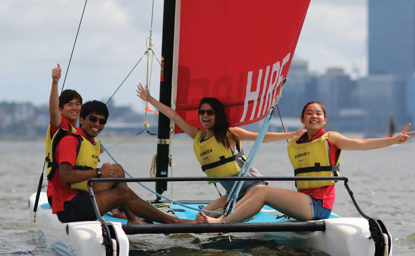 Catamaran Hire Hello Perth