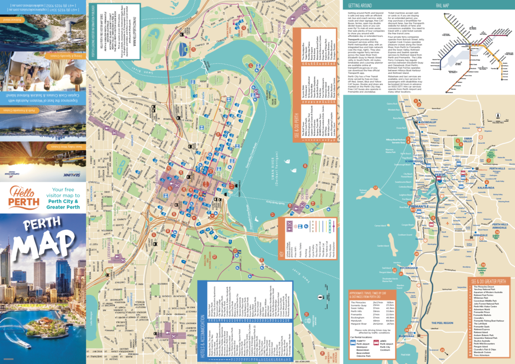 Perth City Map - Hello Perth