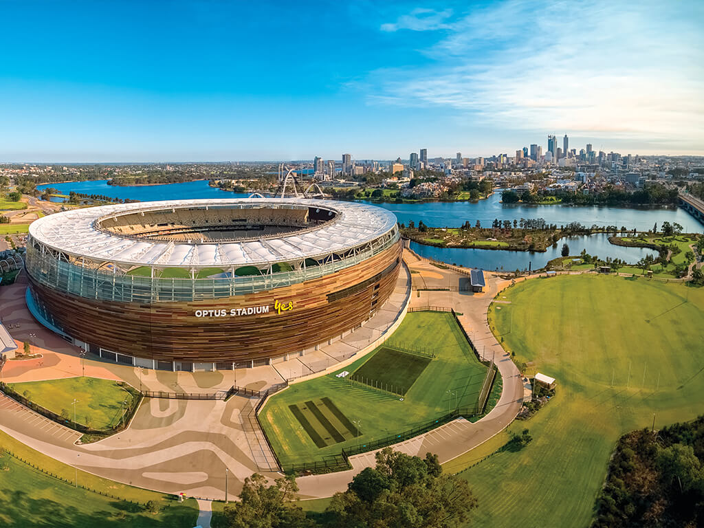 Optus Stadium - Hello Perth