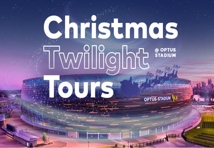 Christmas Twilight Tours at the Optus Stadium - Hello Perth