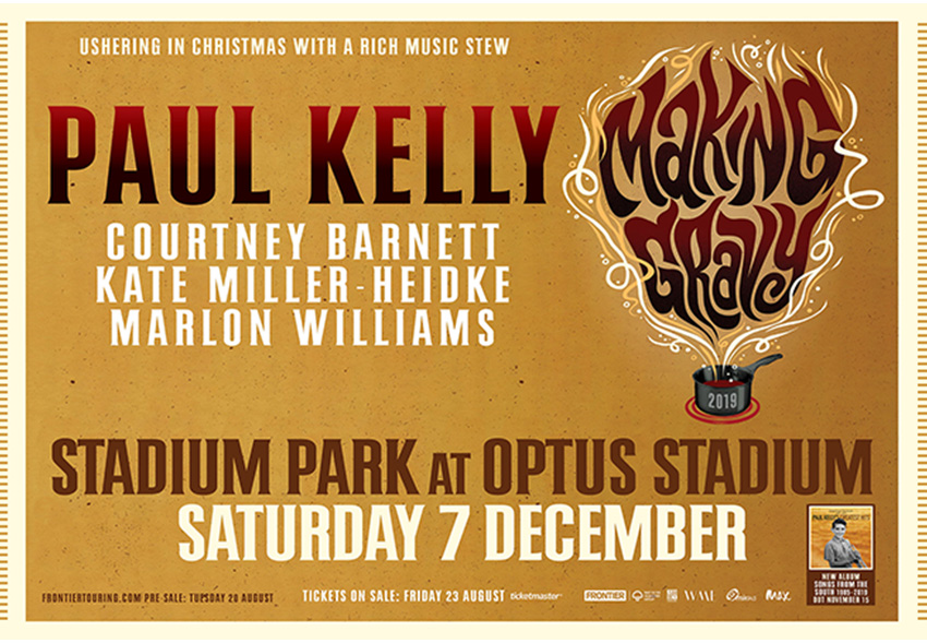 Paul Kelly Making Gravy Tour Hello Perth